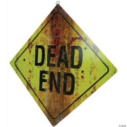 Dead End Sign -Halloween Decoration Sale dead end signss71930 a03