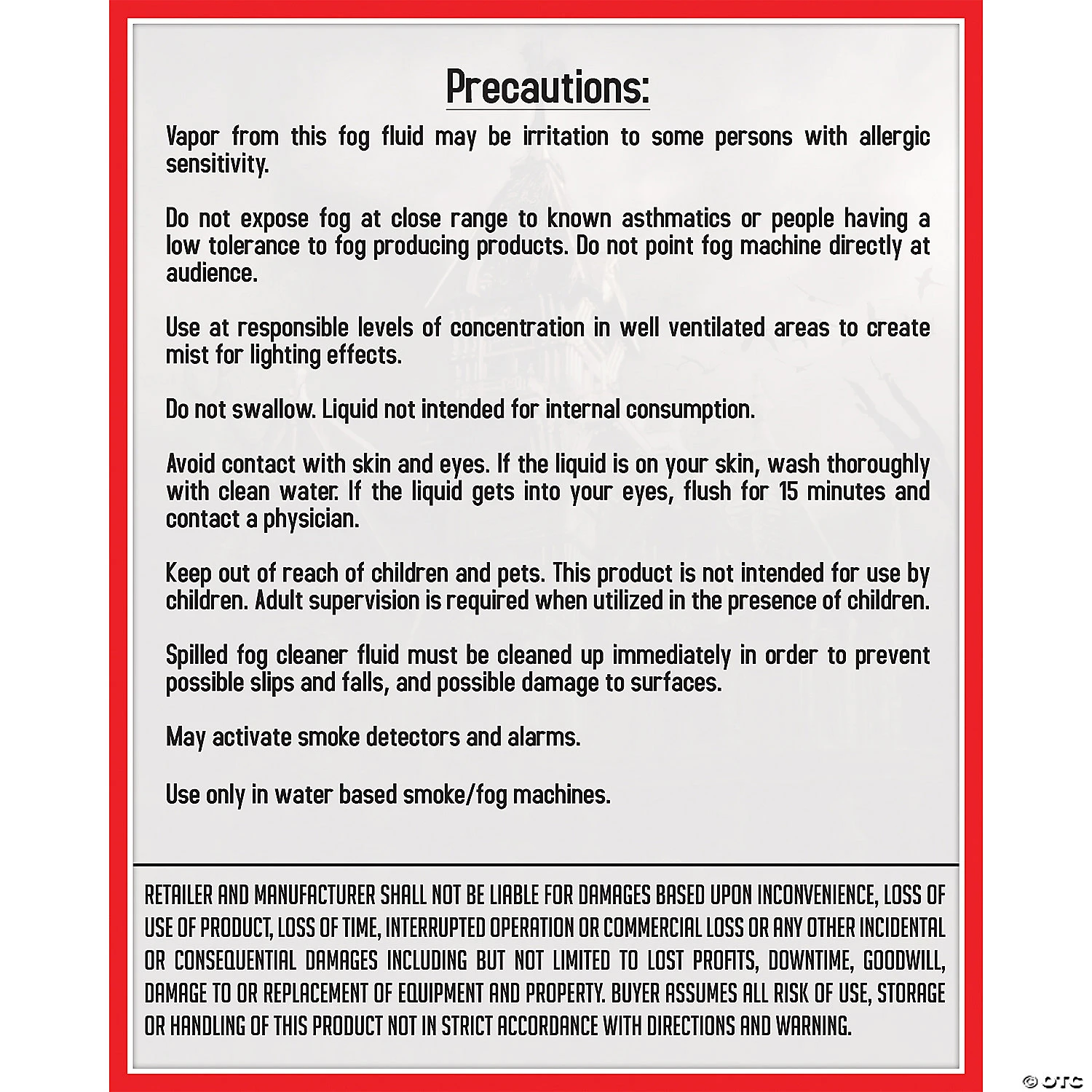 Fog Fluid - 1 Quart 2 Fog Fluid - 1 Quart - Image 2