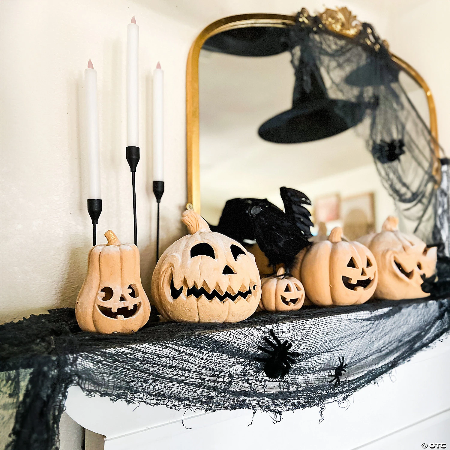 Fuzzy Spider Decorations - Set Of 8 2 Fuzzy Spider Decorations - Set Of 8 - Image 2