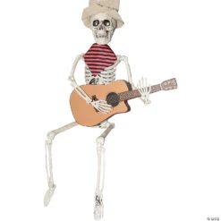 Guitar Playing Skeleton Decoration