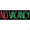 Light Glow No Vacancy Sign