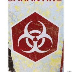 Metal Zombie Outbreak Sign -Halloween Decoration Sale metal zombie outbreak signss88105 a02