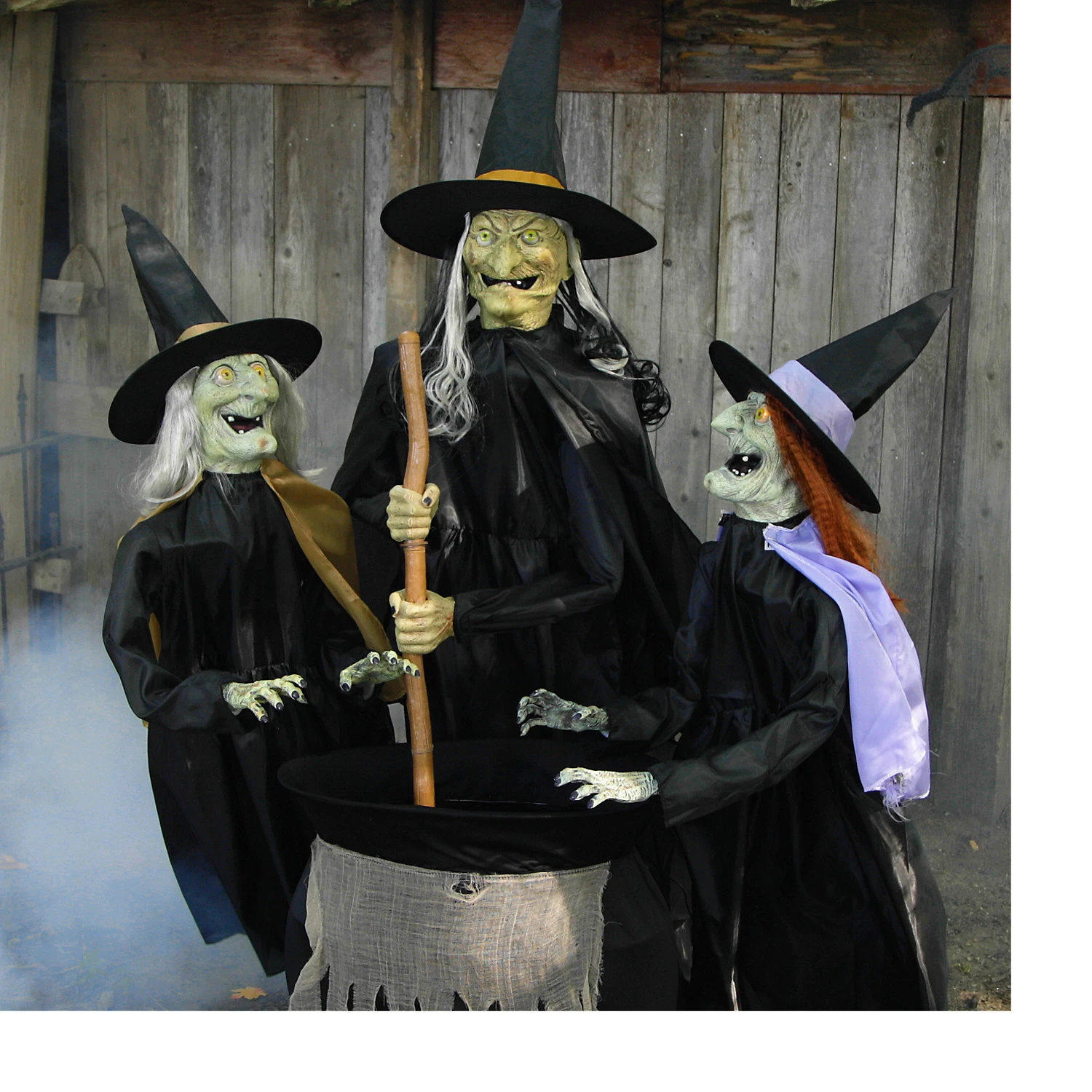 5' Animated Stichwick Sisters Witch Decoration 3 5' Animated Stichwick Sisters Witch Decoration - Image 3