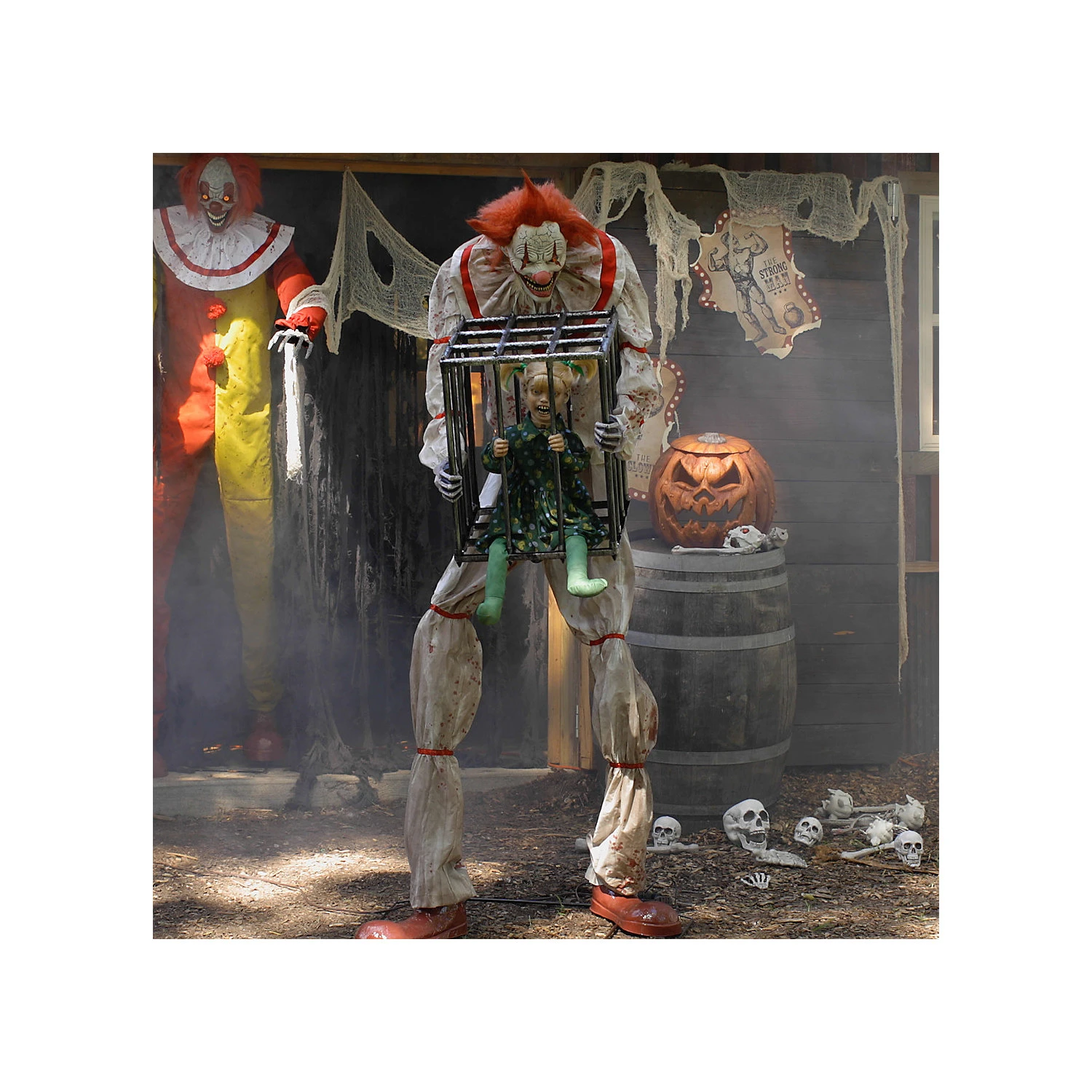 Cagey The Clown Halloween Decoration 3 Cagey The Clown Halloween Decoration - Image 3