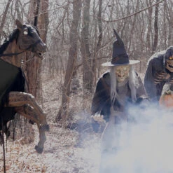 6.5' Reaper's Ride Animated Prop -Halloween Decoration Sale mr124764 t01