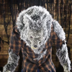 7.5' Animated Hulking Werewolf -Halloween Decoration Sale mr124904 t01