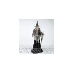 6' Lunging Witch With Digital Eyes Animated Pro -Halloween Decoration Sale mr124911 t01