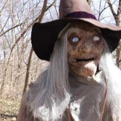 Animated Witch Prop With Servo-Motor 7 Animated Witch Prop With Servo-Motor -Halloween Decoration Sale mr125058 t01