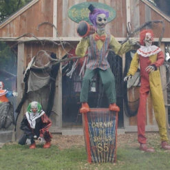 6 Ft. Servo Carnival Barker Halloween Decoration 11 6 Ft. Servo Carnival Barker Halloween Decoration -Halloween Decoration Sale mr125152 t01