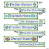 Oktoberfest Sign Cutouts