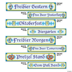 Oktoberfest Sign Cutouts