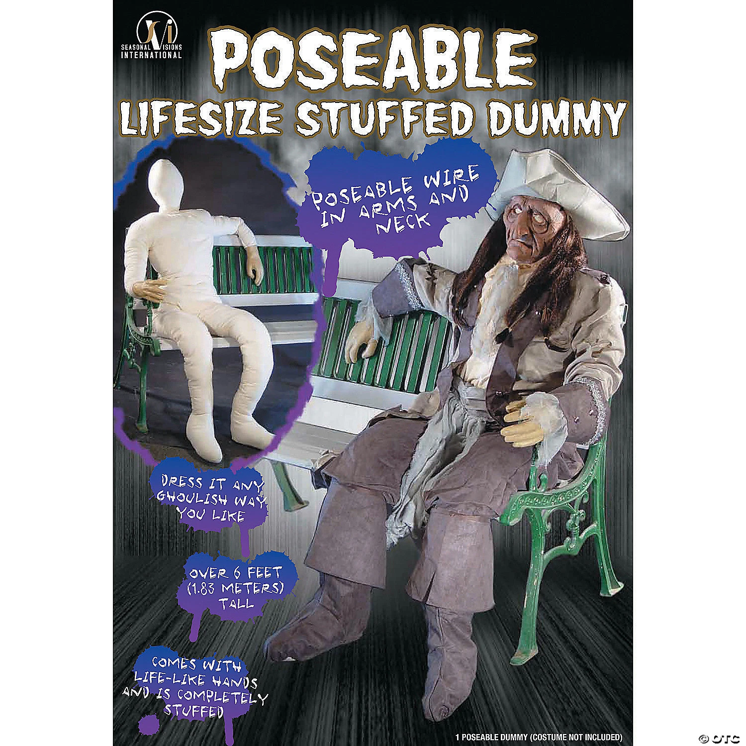 Poseable Life-Sized Stuffed Dummy Decoration 1 Poseable Life-Sized Stuffed Dummy Decoration
