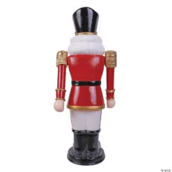 Red & Blue Nutcracker With Moving Arms -Halloween Decoration Sale red and blue nutcracker with moving armspc36739rb a02