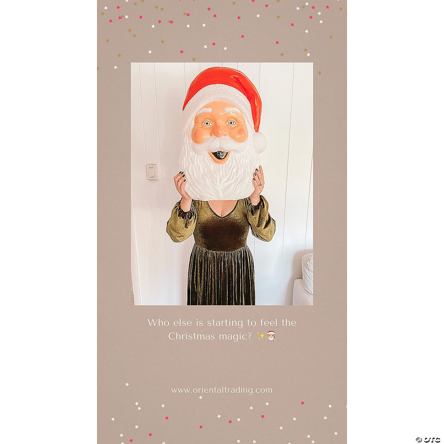 Santa Plaque With Sound Lights 2 Santa Plaque With Sound Lights - Image 2