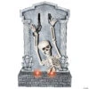 Shaking Skeleton On Tombstone