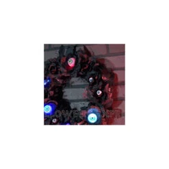 15" Lightup Eyeball Gothic Halloween Wreath -Halloween Decoration Sale ss75285 t01