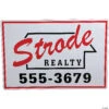Strode Realty Metal Sign
