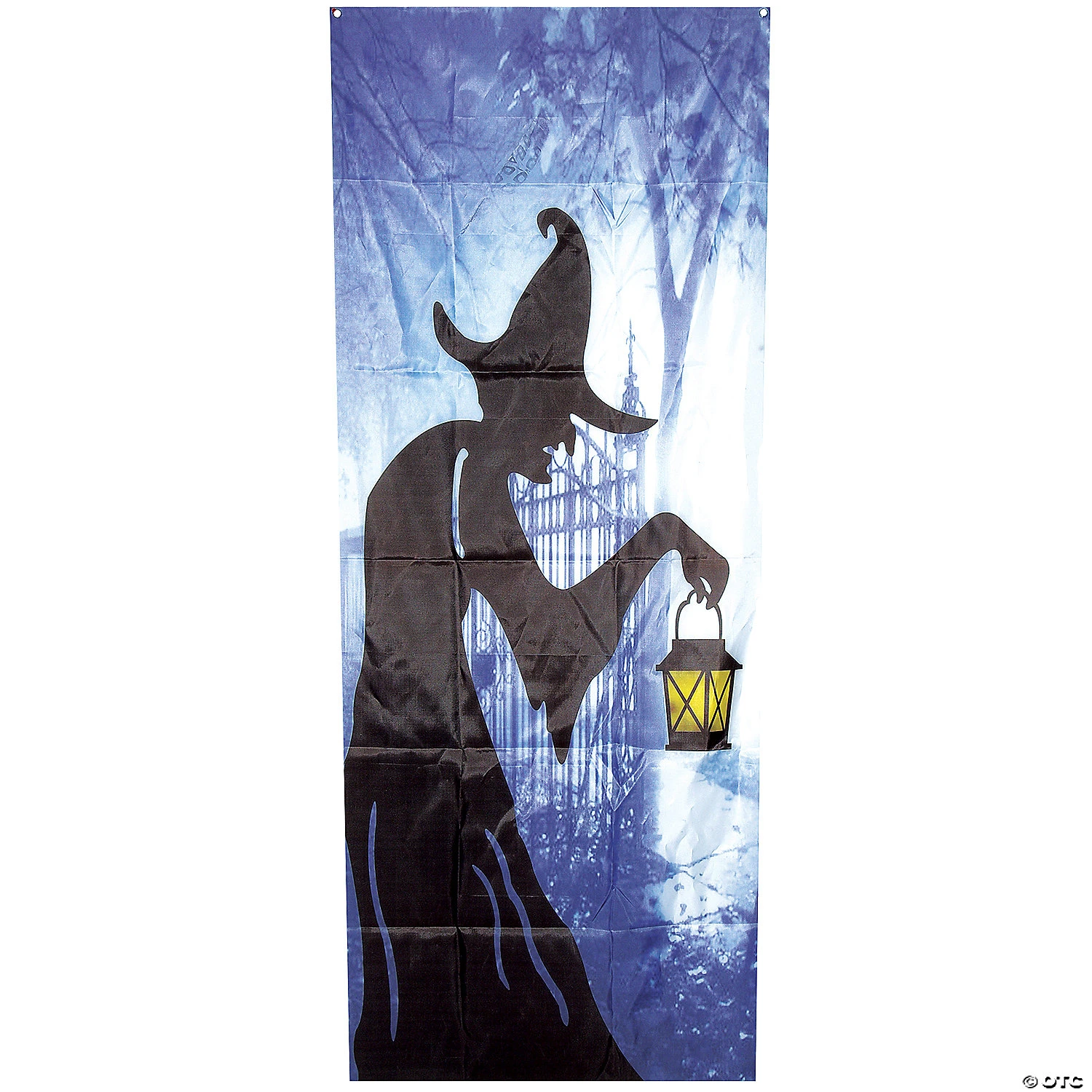 Witch With Lantern Door Curtain Decoration 1 Witch With Lantern Door Curtain Decoration